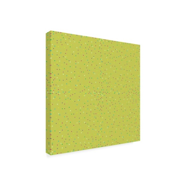 Holli Conger 'Colored Dots Repeat' Canvas Art,24x24